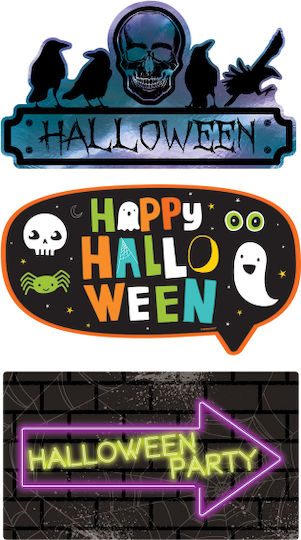 Amscan Κρεμαστό Διακοσμητικό για Party Halloween 3τμχ 44εκ.