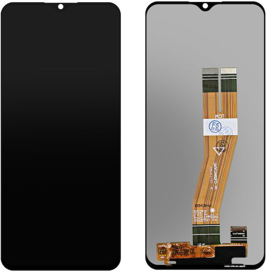 Сензорен екран дигитайзер комплект LCD дисплей Galaxy A03 A03s черен