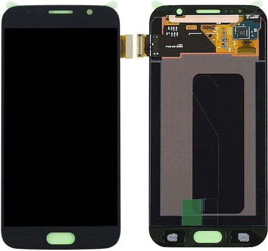 Complete Samsung Galaxy S6 Block Lcd Screen Tactile Digitizer Compatible Black
