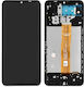 Avizar Complete Block Samsung A12 Lcd Screen Compatible Chassis Black