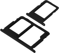 Sim Card Holder Samsung Galaxy J5 2017 Support 2xsim Card Nano + Microsd Black Sim Card Holder Samsung Galaxy J5 2017 Support 2xsim Card Nano + Microsd Black