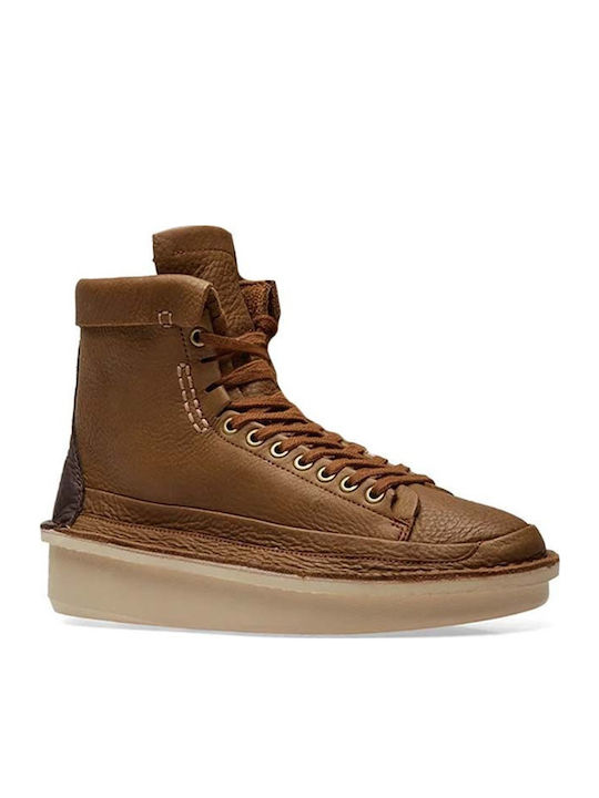 Oswyn Hi Leather Brown Men's Boots