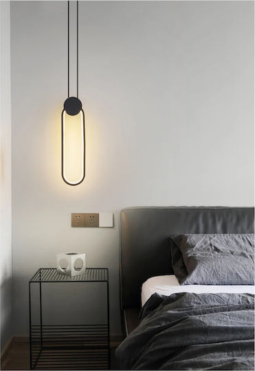 Home Lighting Ello Hängelampe Schwarz 20x5x100cm.