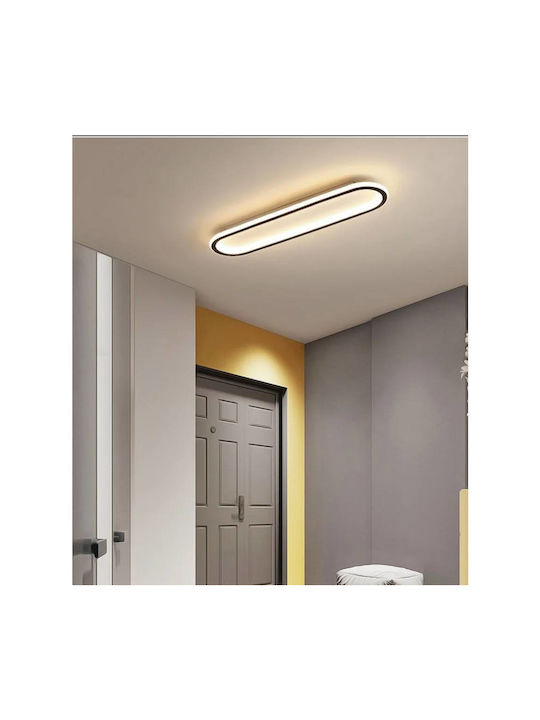 Home Lighting Modern Ceiling Light with Integrated LED Black