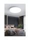 Home Lighting Πλαφονιέρα Οροφής Λευκή με Ενσωματωμένο LED