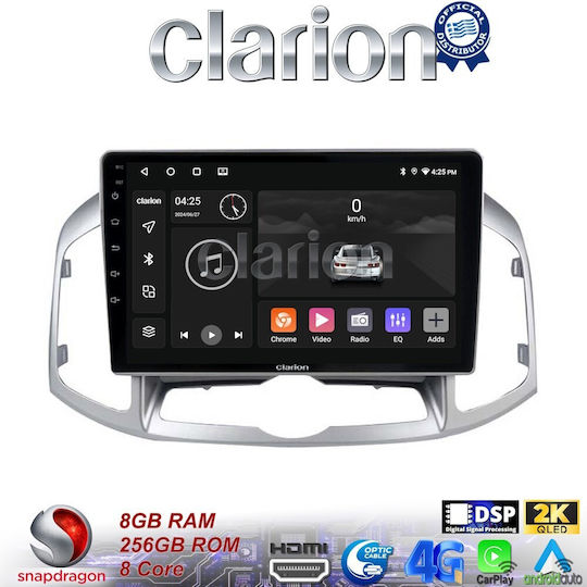 Clarion Car Audio System for Chevrolet Captiva 2006 > 2018 (Bluetooth/USB/WiFi/GPS/Apple-Carplay/Android-Auto) with Touch Screen 9"
