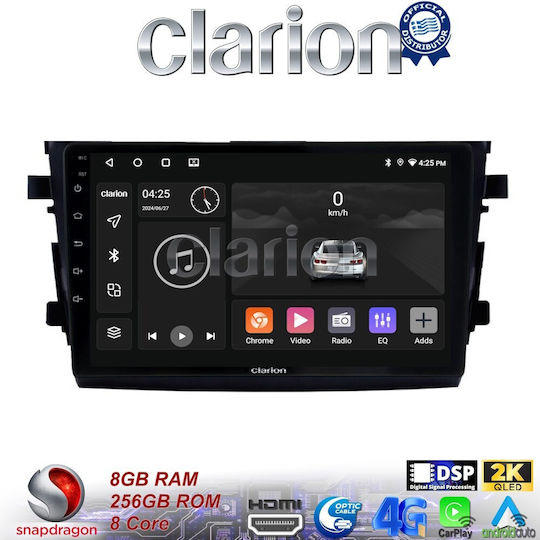 Clarion Ηχοσύστημα Αυτοκινήτου για Suzuki Celerio 2015> (Bluetooth/USB/WiFi/GPS/Apple-Carplay/Android-Auto) με Οθόνη Αφής 9"