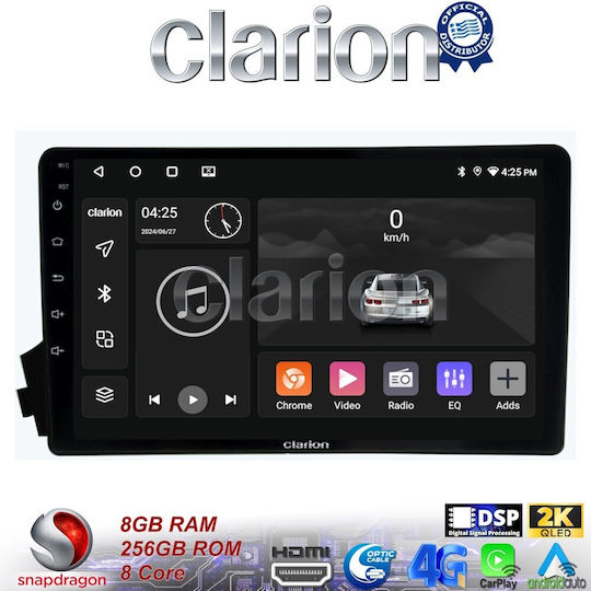Clarion Ηχοσύστημα Αυτοκινήτου για Ssangyong Actyon / Kyron 2006>2015 (Bluetooth/USB/WiFi/GPS/Apple-Carplay/Android-Auto) με Οθόνη Αφής 9"