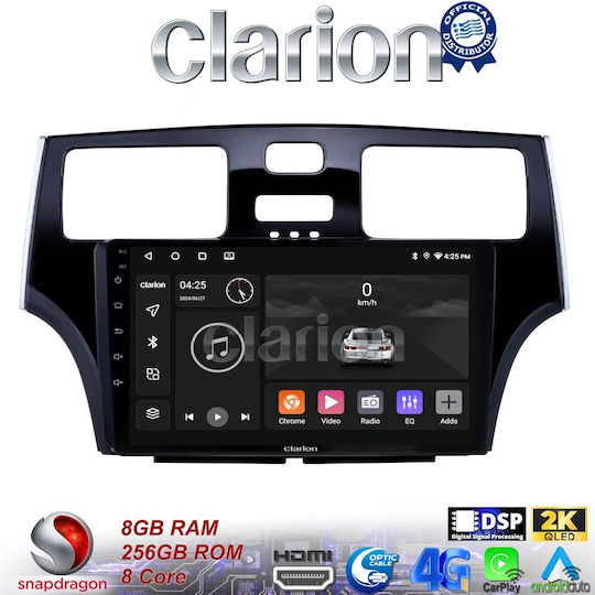 Clarion Auto-Audiosystem für Lexus DE 2001 > 2007 (Bluetooth/USB/WiFi/GPS/Apple-Carplay/Android-Auto) mit Touchscreen 9"