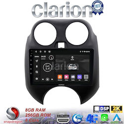 Clarion Car-Audiosystem für Nissan Micra 2010 > 2014 (Bluetooth/USB/WiFi/GPS/Android-Auto)