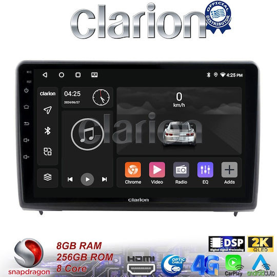 Clarion Auto-Audiosystem für Ford EcoSport 2019 > (Bluetooth/USB/WiFi/GPS/Apple-Carplay/Android-Auto) mit Touchscreen 9"