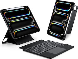 Dux Ducis Dk Flip Cover din Siliconă cu Tastatură iPad Pro 2024 11 Neagră Dux Ducis Dk Flip Cover din Siliconă cu Tastatură iPad Pro 2024 11 Neagră