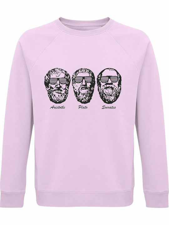 Greek Philosophers wearing Rayban Tricou Roz Bu...