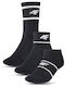 4F Kids' Socks Black 3 Pairs