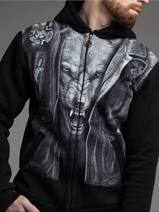 Men's Sweatshirt Jacket with Hood