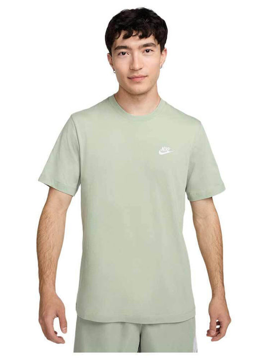 Nike Club Men's Athletic T-shirt Short Sleeve Green