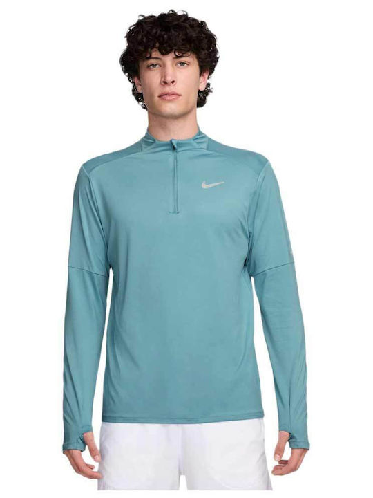 Dri-Fit Athletic Men's Long Sleeve Light Blue Blouse