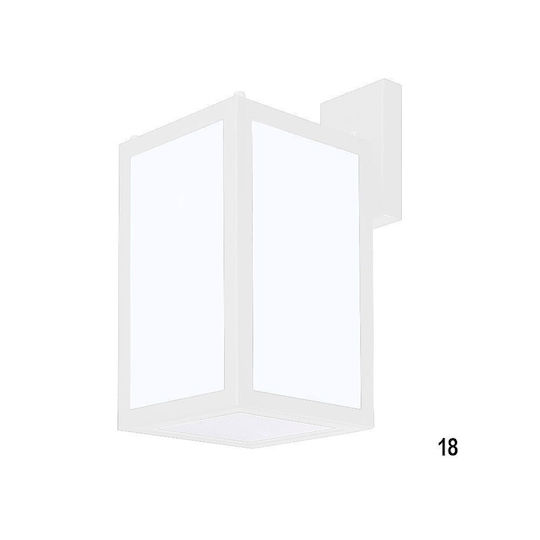Luma Wandmontierte Außen-Laterne E27 IP54 18x37εκ.