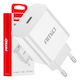 AMiO Încărcător Fără Cablu cu Port USB-C 20W Livrarea energiei Albς (03891)