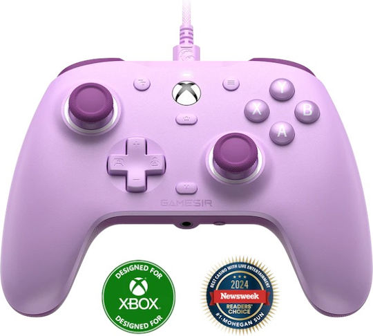 Gamesir G7 SE Wired Gamepad with Hall Effect Sticks for PC Xbox One Xbox Series Purple