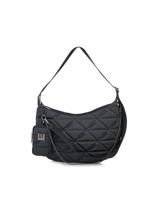 FRNC Damen Tasche Schulter Schwarz