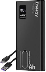 Obal:Me EnergyPulse 10000mAh 22.5W Μαύρο