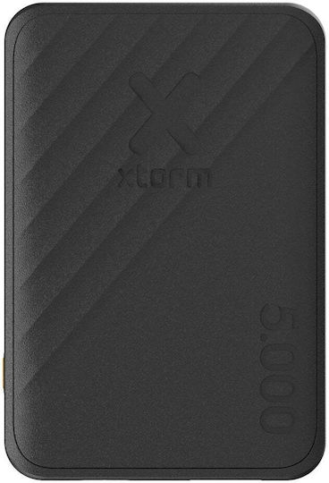 Xtorm Go2 Power Bank 5000mAh 12W με Θύρα USB-A και Θύρα USB-C Μαύρο