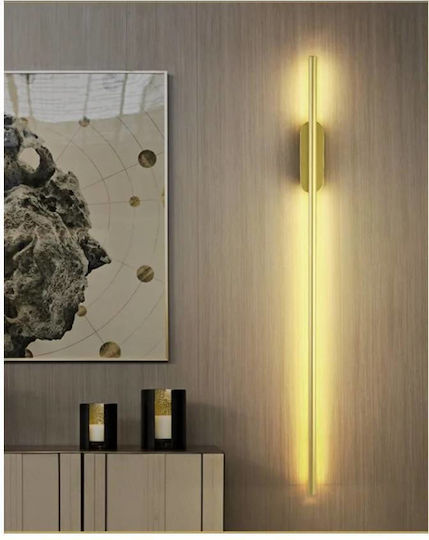 Home Lighting Μοντέρνο Φωτιστικό Τοίχου με Ντουί E14 Χρυσό 60x5εκ.