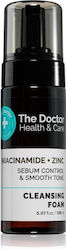 The Doctor Health & Care Niacinamide + Zinc Sebum Control & Smooth Tone Schaumstoff Gesichtsreiniger 150ml The Doctor Health & Care Niacinamide + Zinc Sebum Control & Smooth Tone Schaumstoff Gesichtsreiniger 150ml