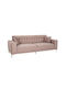 Dreisitzer Samtsofa Sapiego Apfel 236x86x85cm