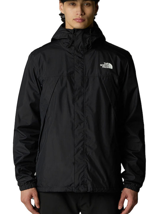 The North Face Antora Herren Jacke Lässig Wasserdicht und winddicht Schwarz