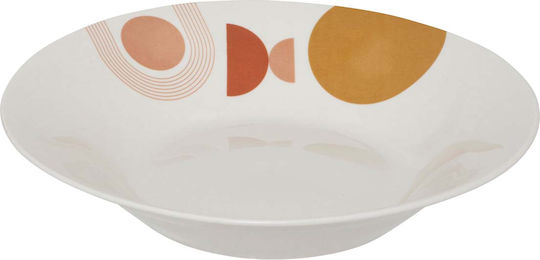Plate Soup made of Porcelain White with Diameter 20cm
