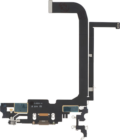 Релайф Lightning заряден конектор за iPhone 13 Pro Max микрофон златен