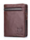 Leather Men's Wallet Classic with RFID Brown