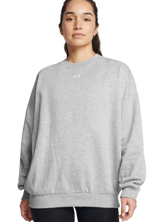 Under Armour Women's Long Fleece Sweatshirt Gray