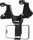 Car Stand Smartphone Rear-view Mirror Fix Rotating Linq Black