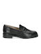 Δερμάτινα Γυναικεία Loafers σε Μαύρο Χρώμα
