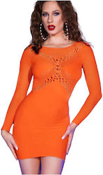 Chilirose Cr 4682 Dress Black Orange Product Co...