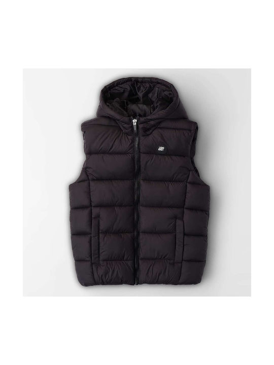 iDO Kids Quilted Jacket Sleeveless Black