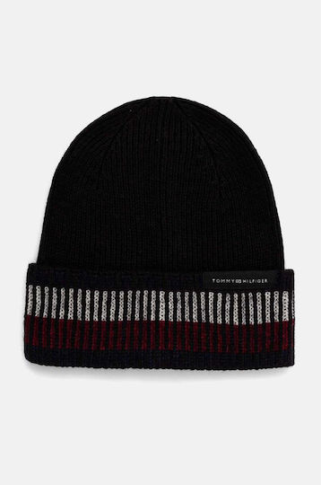 Beanie Masculin Căciulă Tricotat în culoarea Negru