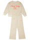 Kids' Set with Pants Winter 2pcs Ecru