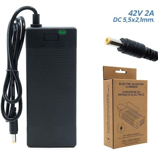 Ewheel Battery Charger for Electric Scooter 36v2a 42v2a Output Plug Dc 5.5x2.1mm Cmm113