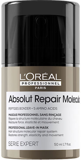 L'Oréal Professionnel Absolut Repair Molecular Hair Mask for Repairing with Peptides 50ml