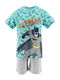 Superheroes Kinder Schlafanzug Sommerlich Green