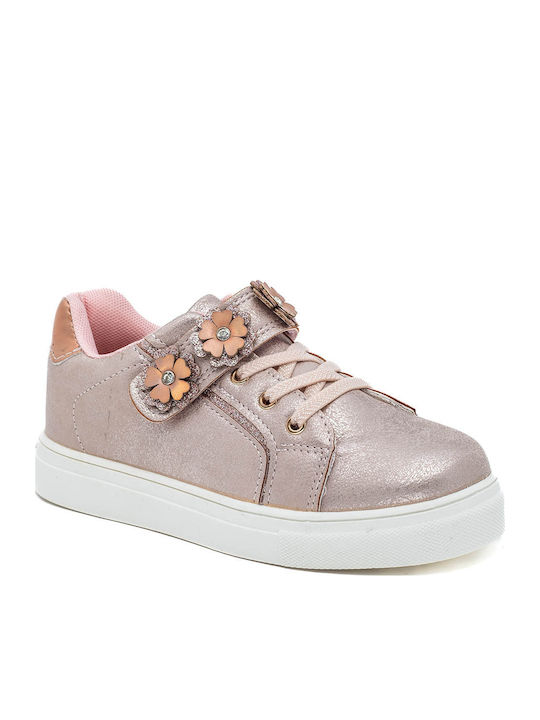Παιδικά Sneakers με Σκρατς Ροζ