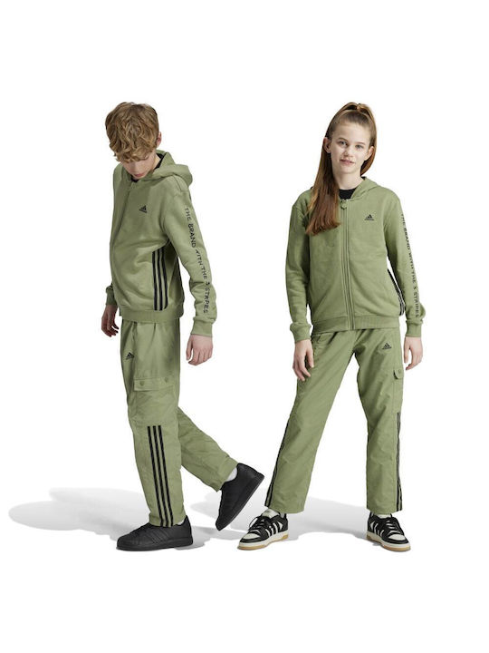 Adidas Copilăresc Set de pantaloni de trening Haki