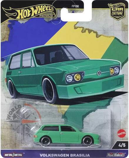 Hot Wheels Premium Premium Car Culture Volkswagen Brasilia Car For 3+ Years Old