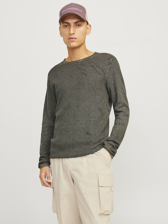 Jack & Jones Men's Long Sleeve Sweater Kombu Green