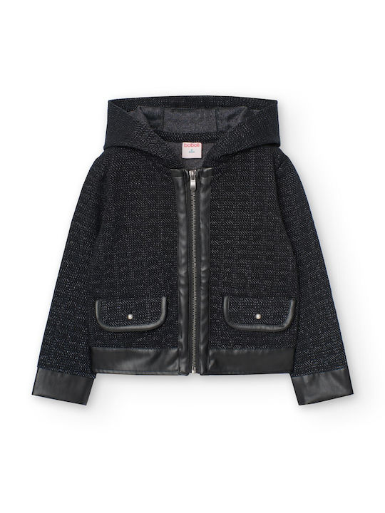 Boboli Kinder-Strickjacke schwarz