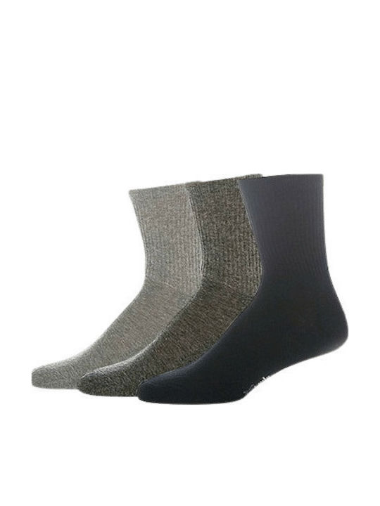 Xcode Κάλτσες Black Grey 3Pack